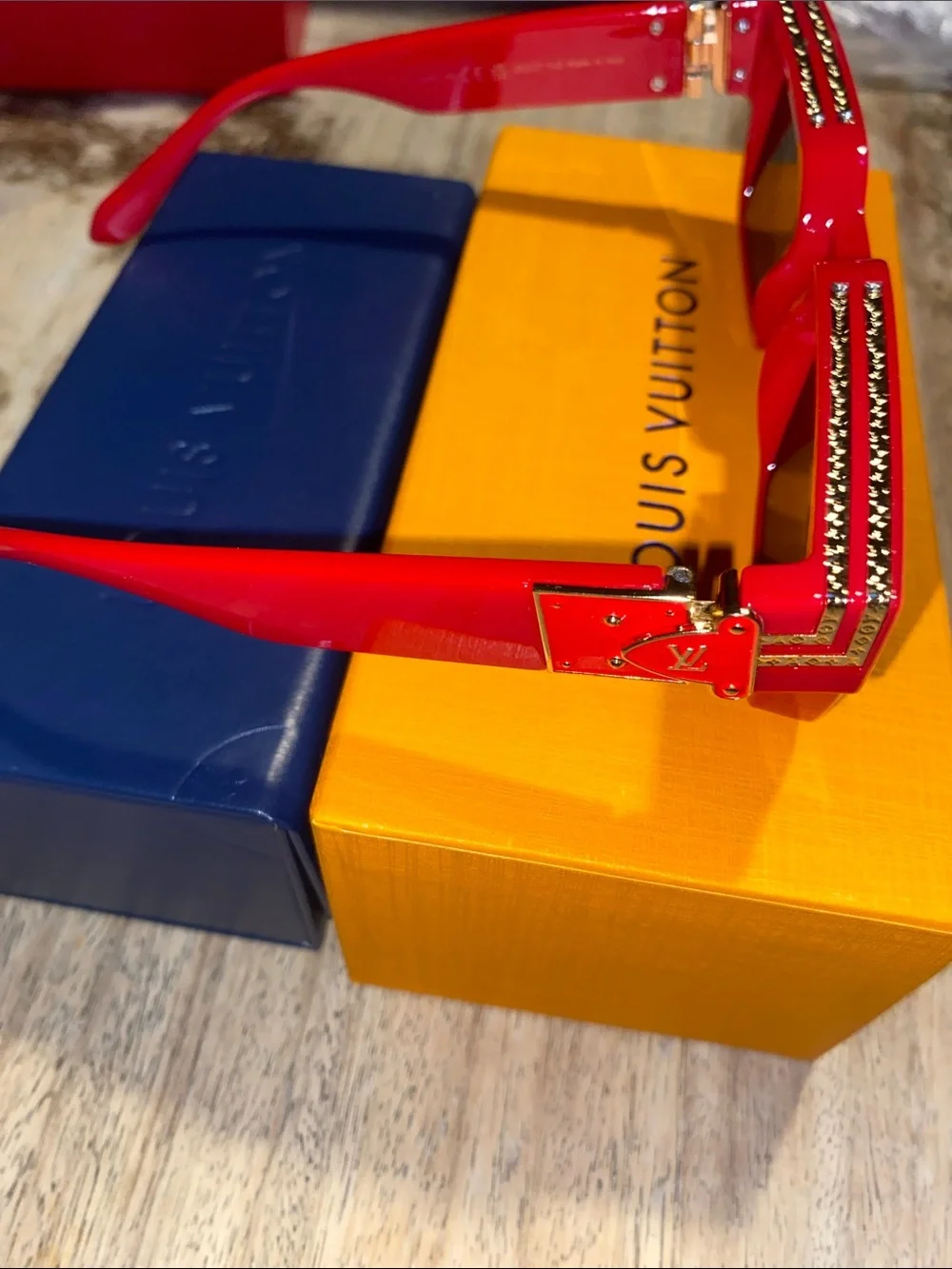 Louis Vuitton Orange Branded Wall Art Panel